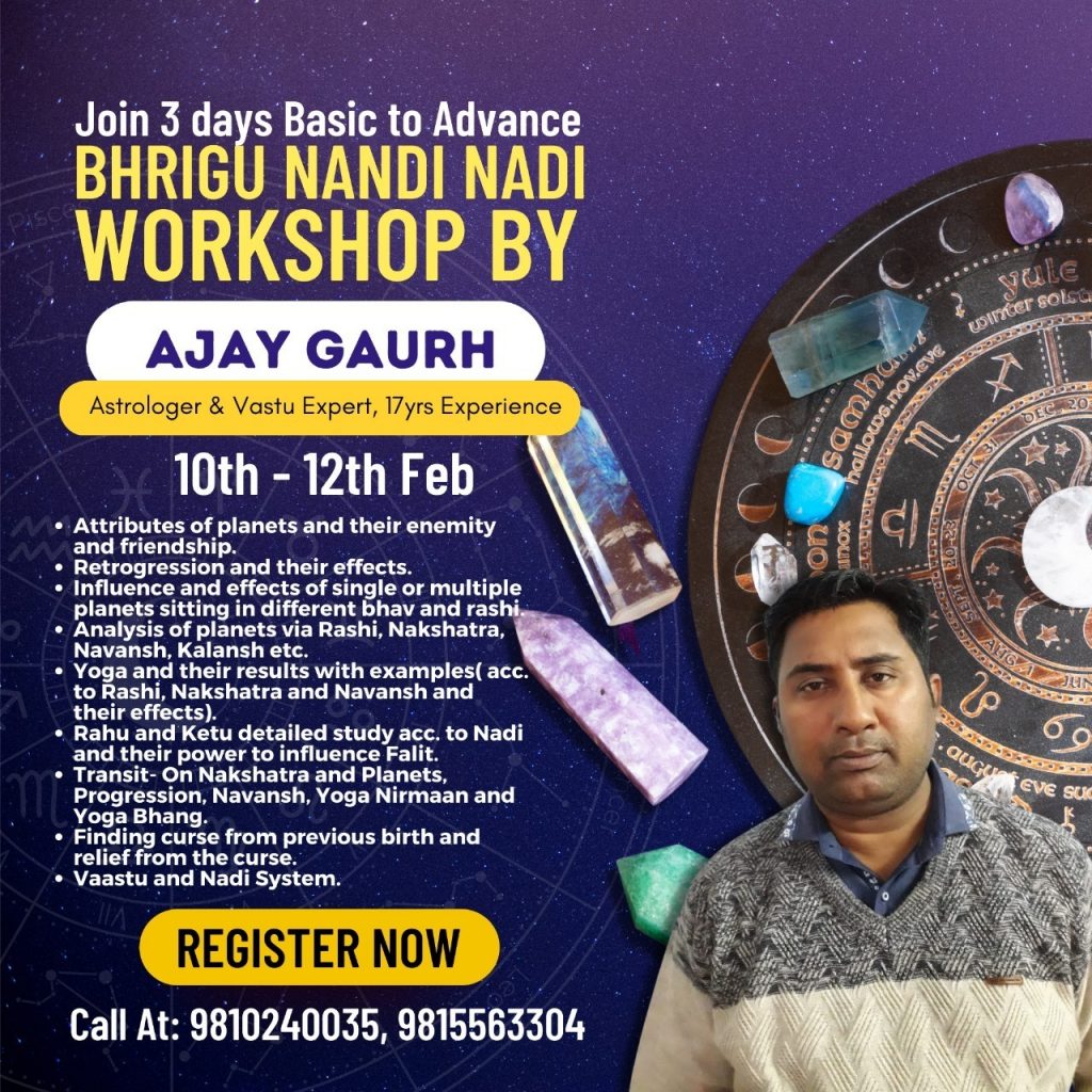 Bhrigu Nandi Nadi Workshop